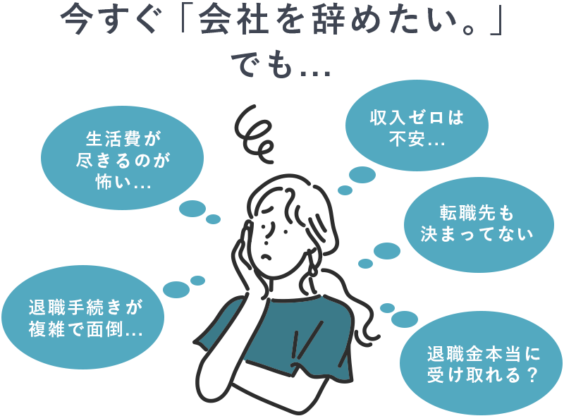今すぐ「会社を辞めたい。」